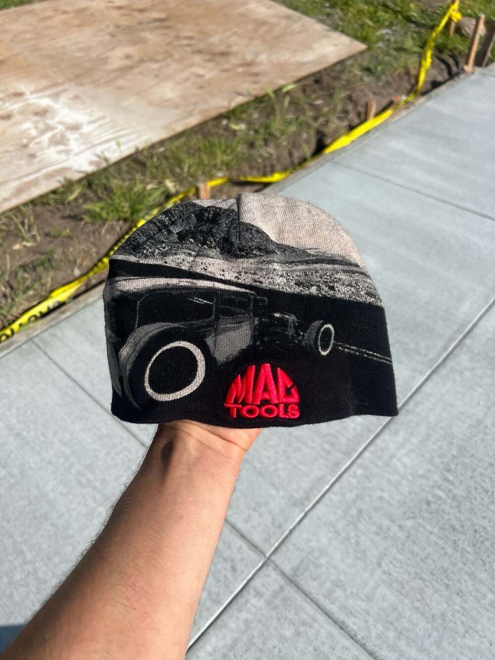 Mac Tools Chop Twist Weld Vintage Rat Rod Graphic Beanie